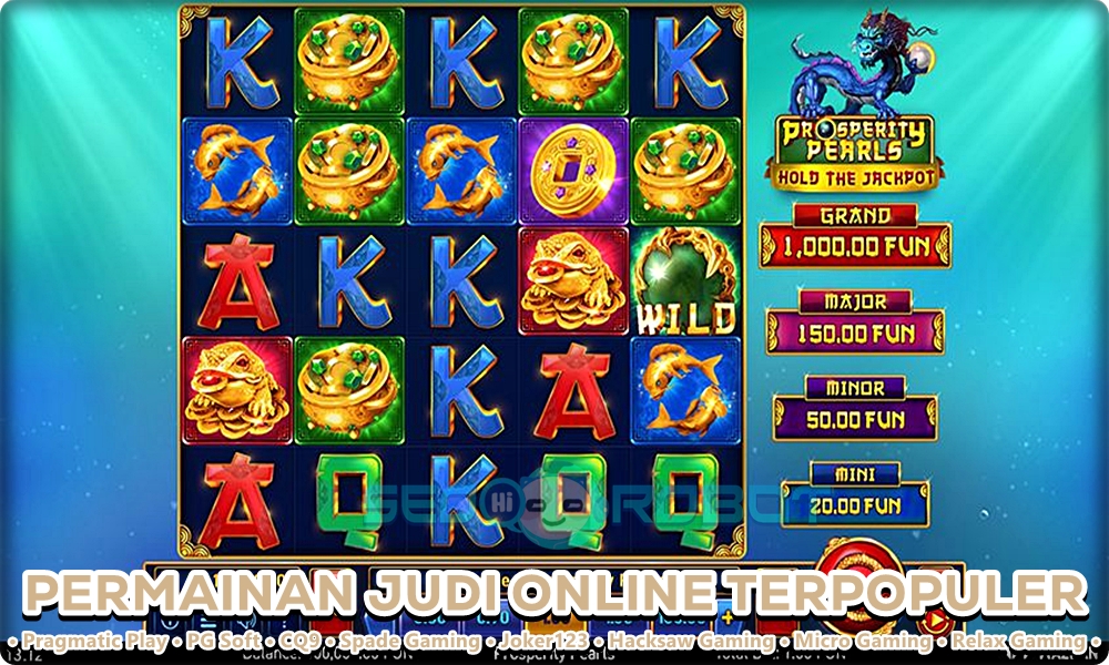 Rekomendasi Game Judi Slot Gacor Online Provider Pragmatic Play Terbaru dan Berkualitas Unggulan